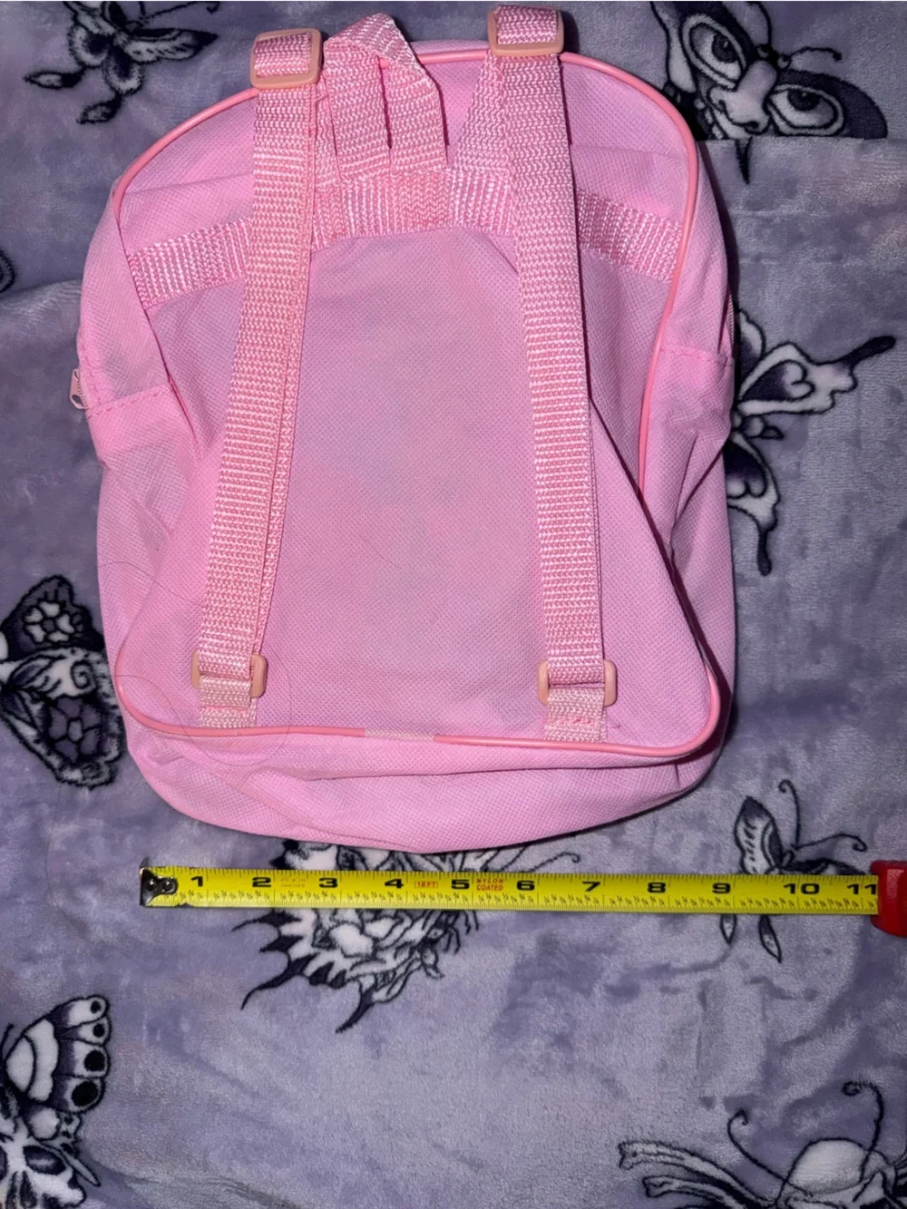 Y2K Disney Tinker Bell Pink Mini Backpack Retro Graphic Bag